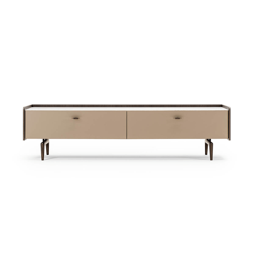 Low profile living room unique light wood tv stand with drawers lohabour
